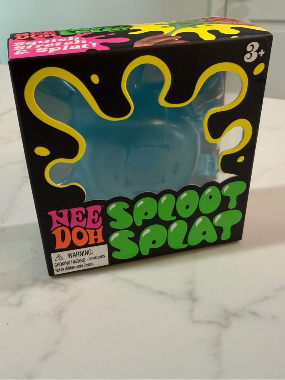 Schylling NeeDoh Sploot Splat - Blue NIB